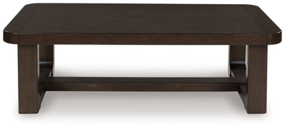 Breckington - Rectangular Cocktail Table - Dark Brown