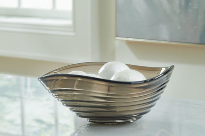 Solariston - Indoor/Outdoor Bowl - Gray / Brown