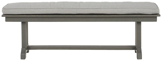 Visola - Bench with Cushion - Gray
