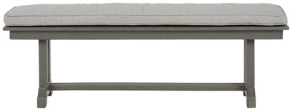 Visola - Bench with Cushion - Gray