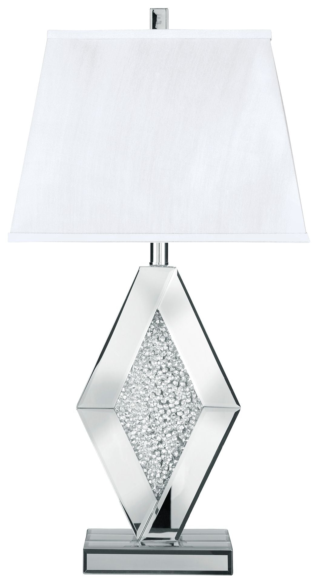 Prunella - Mirror Table Lamp  - Silver Finish