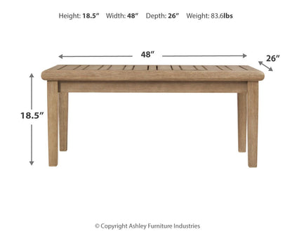 Gerianne - Rectangular Cocktail Table - Brown