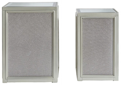Traleena - Nesting End Tables (Set of 2) - Silver Finish
