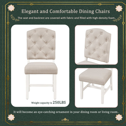 Retro Style Dining Chair Set