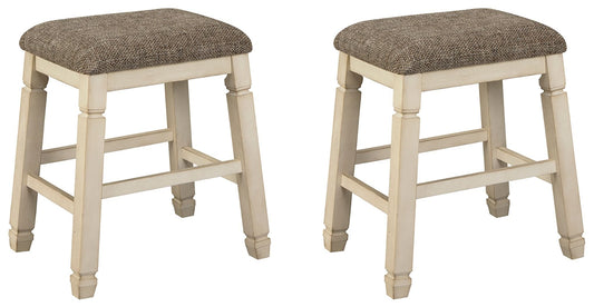 Bolanburg - Upholstered Stool (Set of 2) - Beige