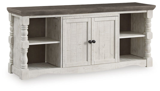 Havalance - Extra Large TV Stand - 2 Doors - Brown / Beige