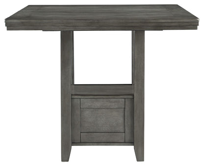 Hallanden - Rectangular Dining Room Counter Extension Table - Gray