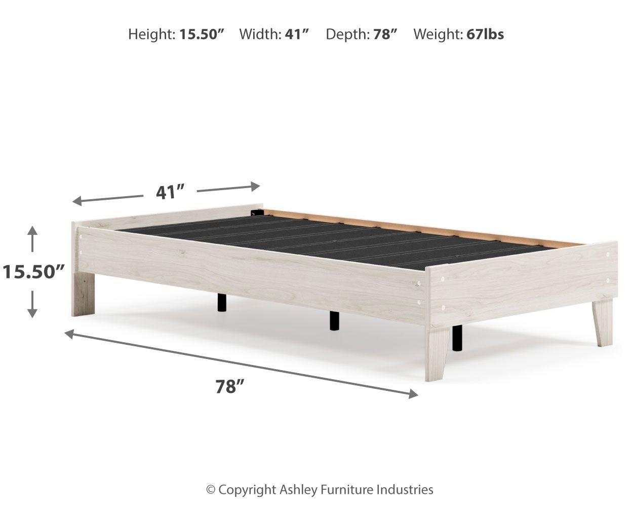 Socalle - Platform Bed