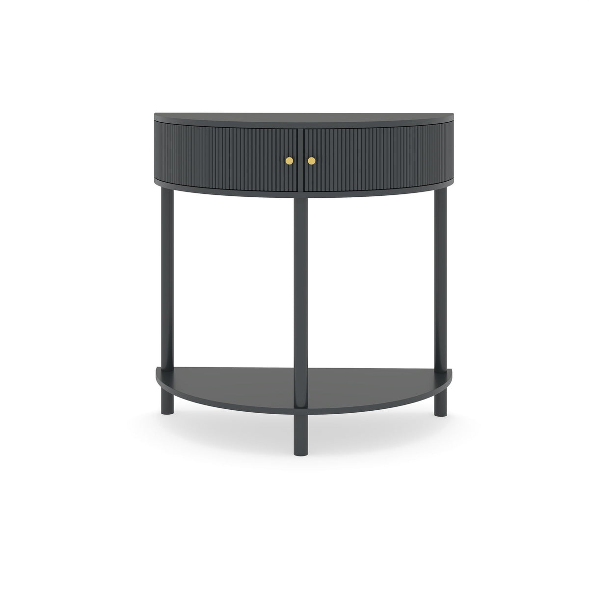 Demi Lune - Console Table With 2 Storage Drawers
