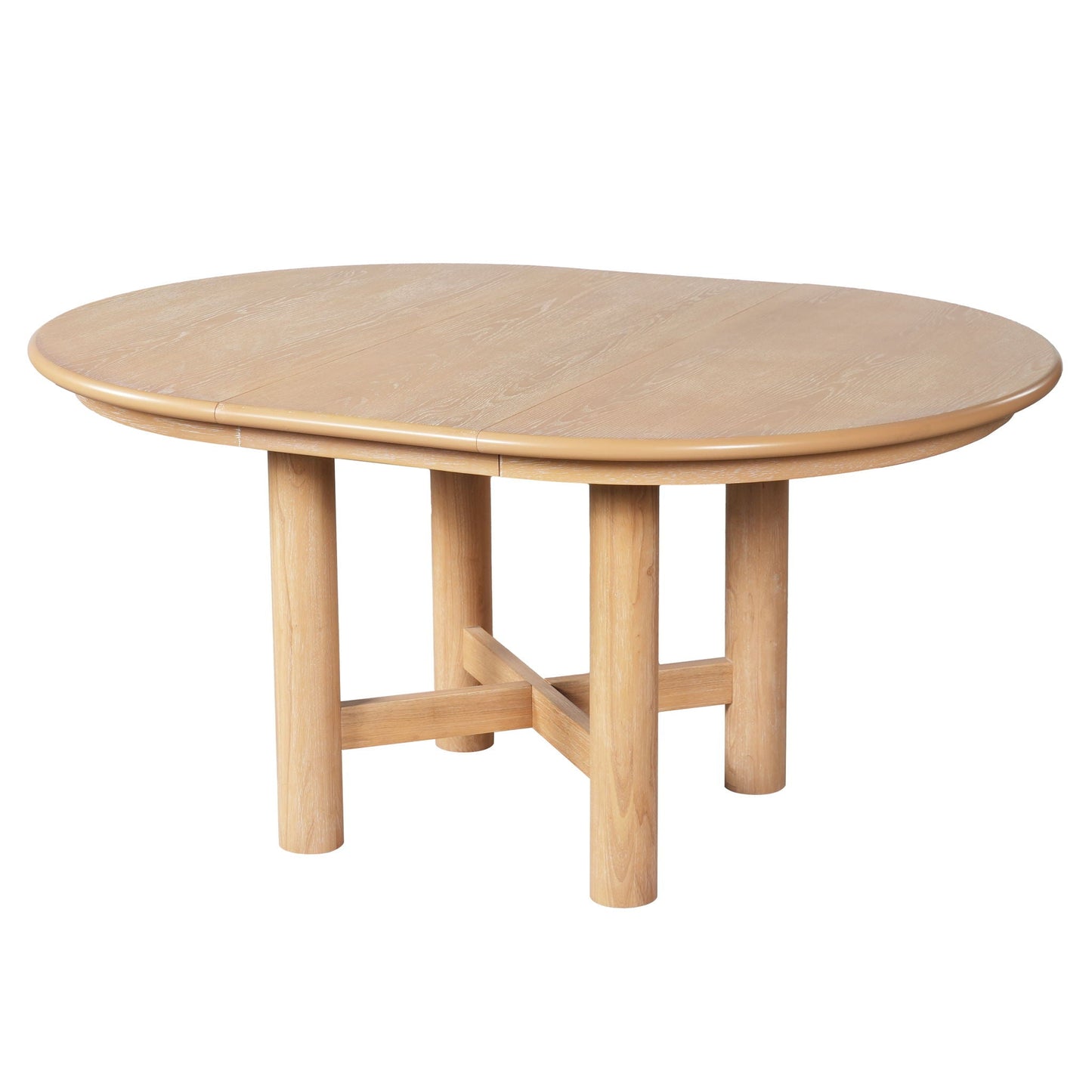 Extendable Oval Dining Table With Leaf