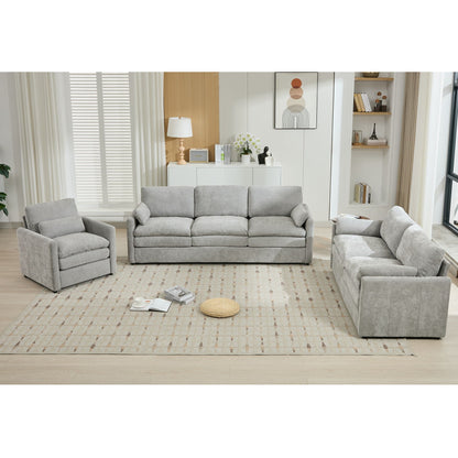 Cozy Upholstered Sofa Set For Living Room