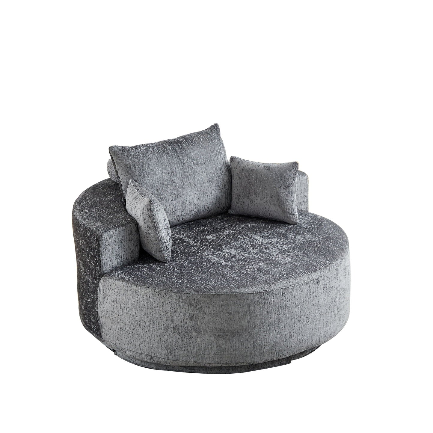 Swivel Chair With Rotating Base For Living Room