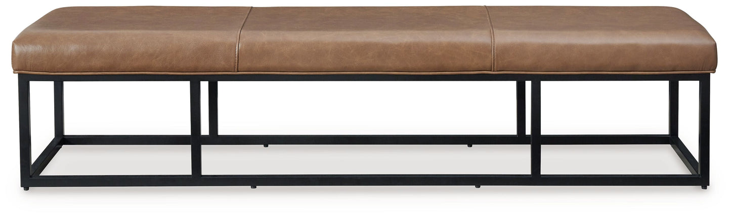 Joston - Accent Bench - Caramel
