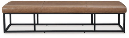 Joston - Accent Bench - Caramel