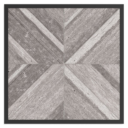 Beachcroft - Square End Table - Black / Light Gray