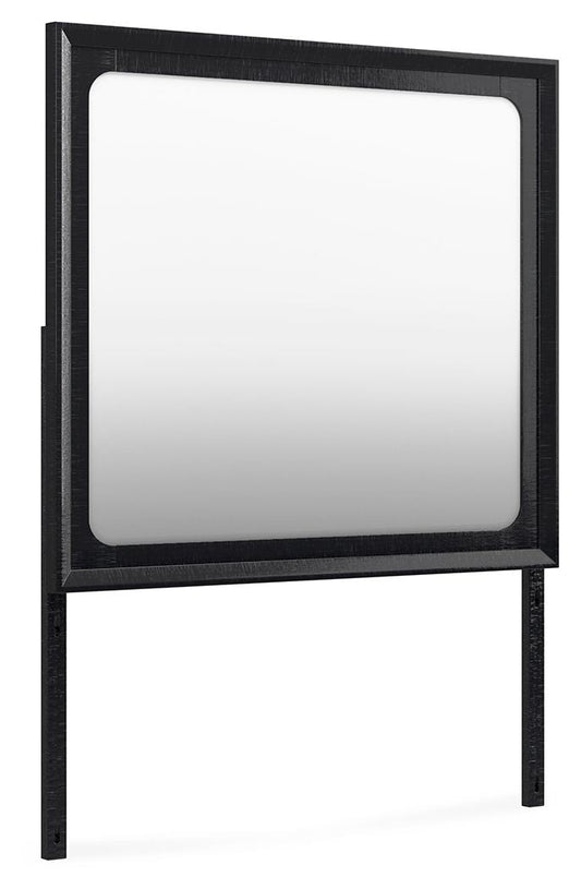 Londer - Bedroom Mirror - Black