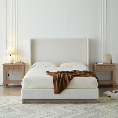 Hale - Upholstered Wingback Bed