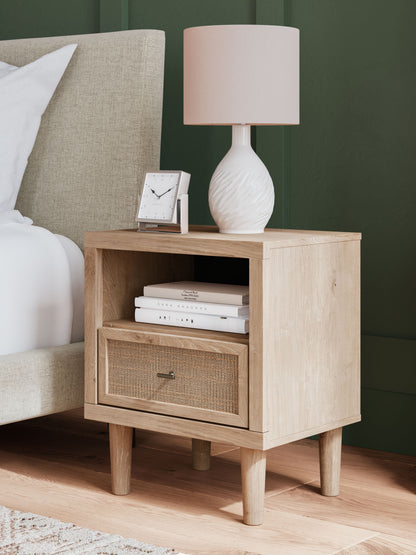 Cielden - One Drawer Night Stand - Two-Tone