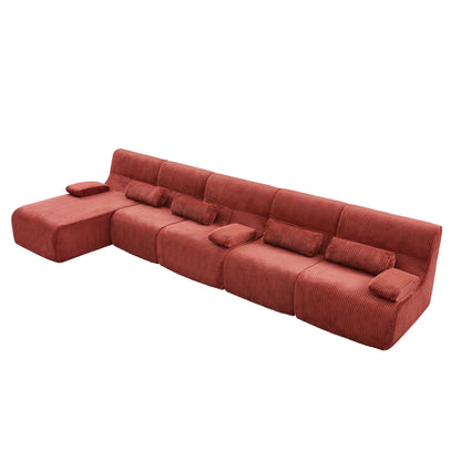 Oversized Sectional Sofa, Living Room Seating With Modular Design