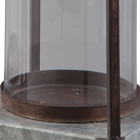 Diedrick - Indoor/Outdoor Lantern Set (Set of 2) - Gray / Black