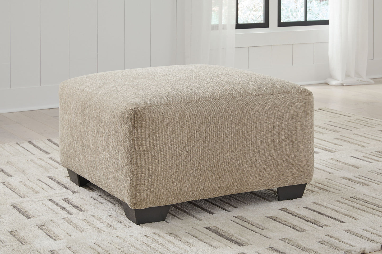 Brogan Bay - Oversized Accent Ottoman - Cork