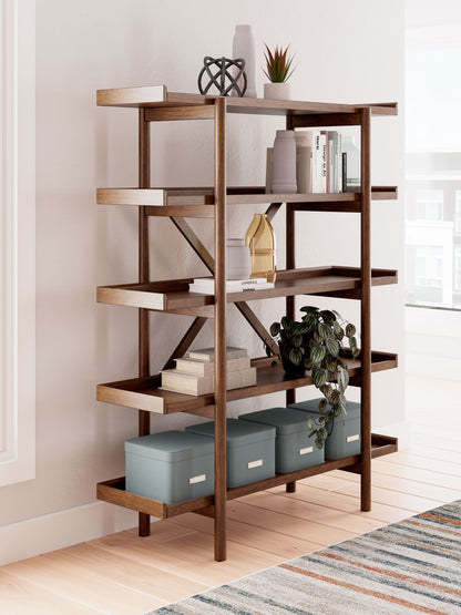 Lyncott - Bookcase - Brown