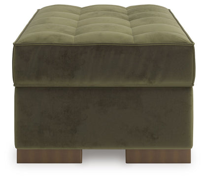 Caspian-Town - Oversized Accent Ottoman - Olive