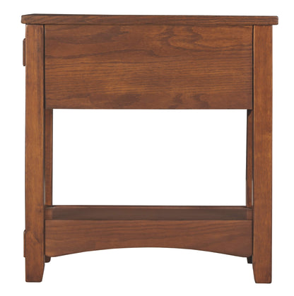 Breegin - Brown - Chair Side End Table - Medium