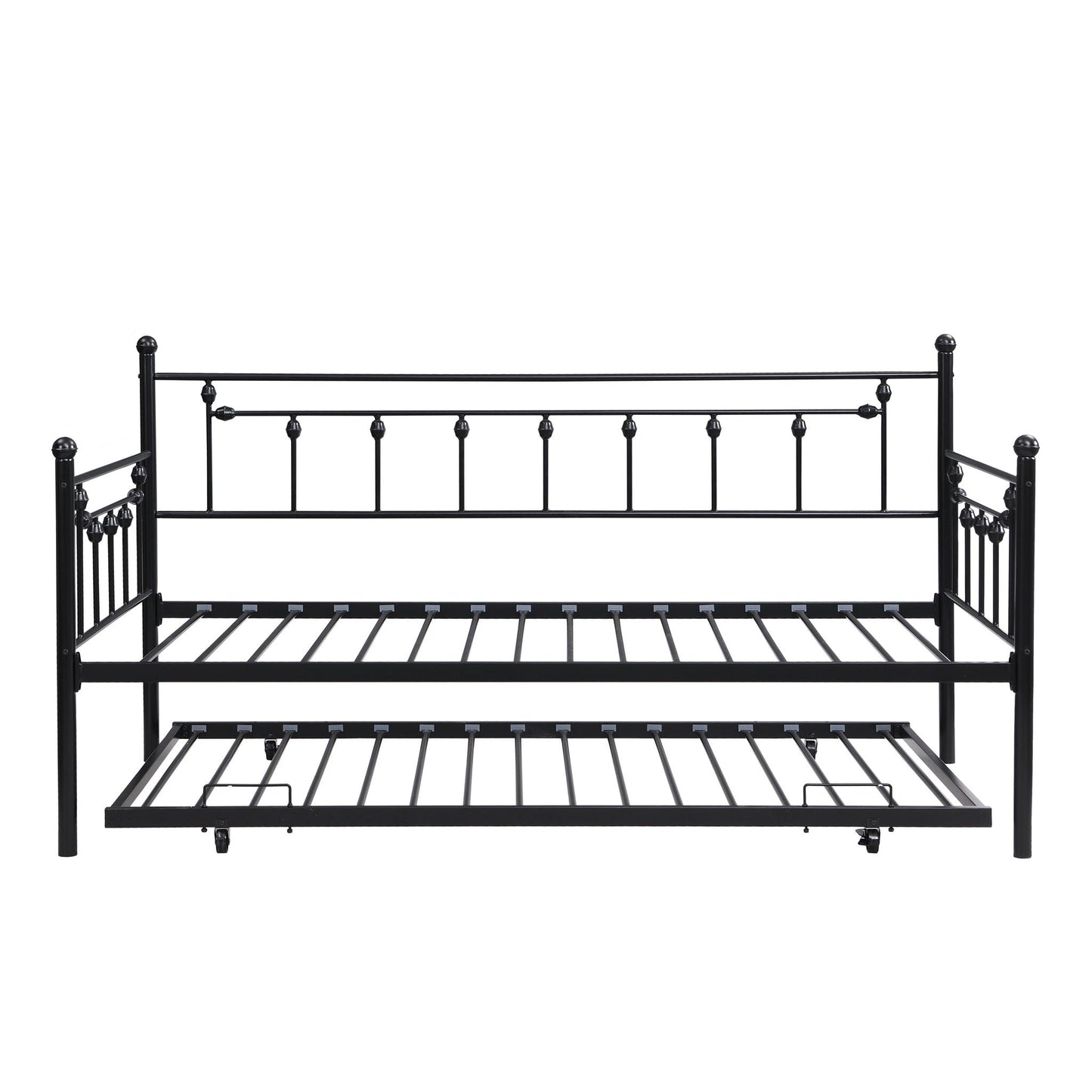 Twin Daybed With Trundle - Black