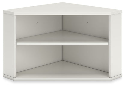 Grannen - White - Home Office Corner Bookcase