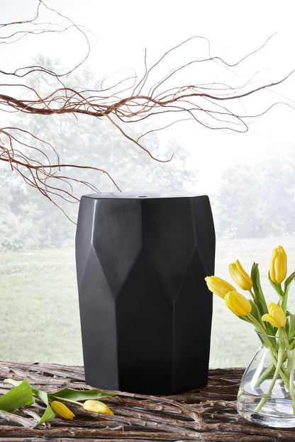 Rhysworth - Indoor/Outdoor Stool - Black