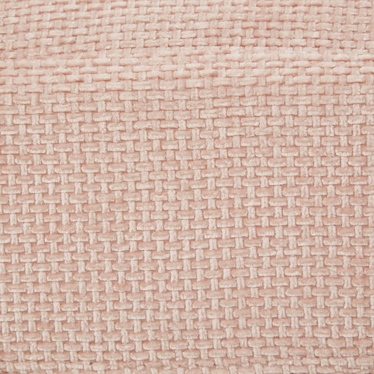 Chaise Bed Lounge Sofa Chair With Adjustable Backrest And LED Light Strip - Pink