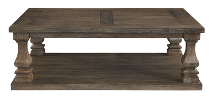 Johnelle - Rectangular Cocktail Table - Gray