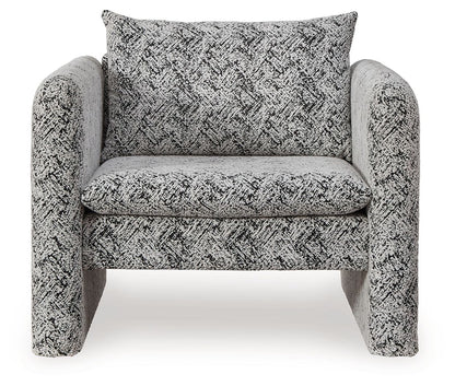 Kenbell - Accent Chair - Black / White