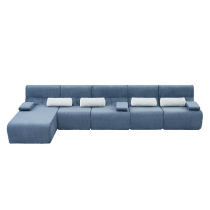 Oversized Sectional Sofa, Living Room Seating With Modular Design