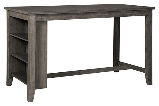 Caitbrook - Rectangular Dining Room Counter Table - Gray
