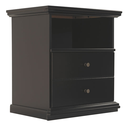 Maribel - One Drawer Night Stand - Black