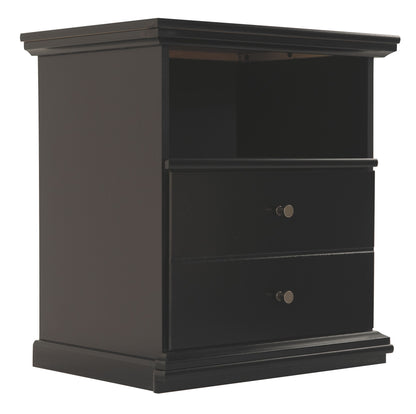 Maribel - One Drawer Night Stand - Black