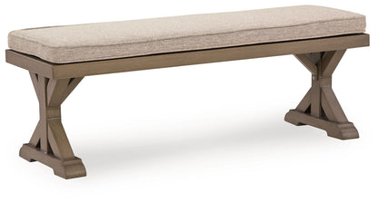 Laguna Heights - Bench With Cushion - Beige