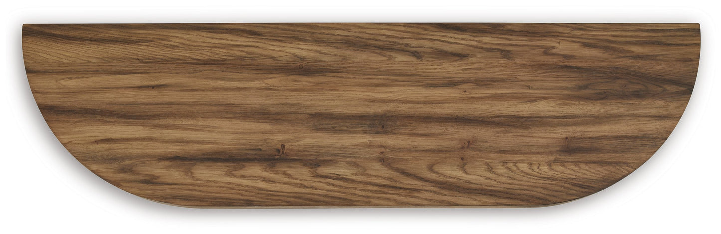 Austanny - Sofa Table - Warm Brown