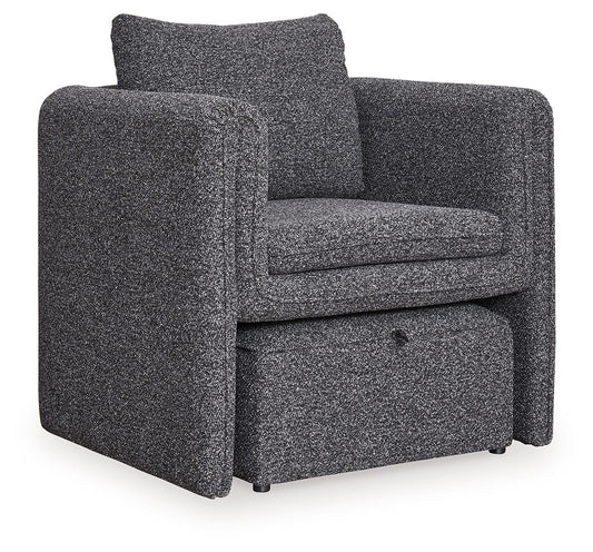 Vreni - Accent Chair - Charcoal / Black