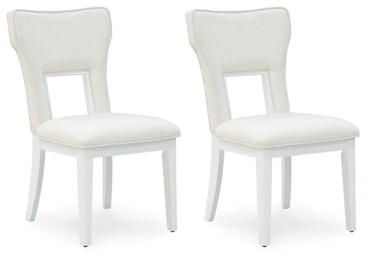 Chalanna - Dining Upholstered Side Chair (Set of 2) - White