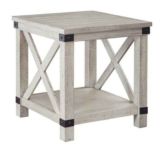 Carynhurst - Rectangular End Table - Whitewash