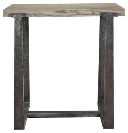 Dalenville - Gray - Rectangular End Table