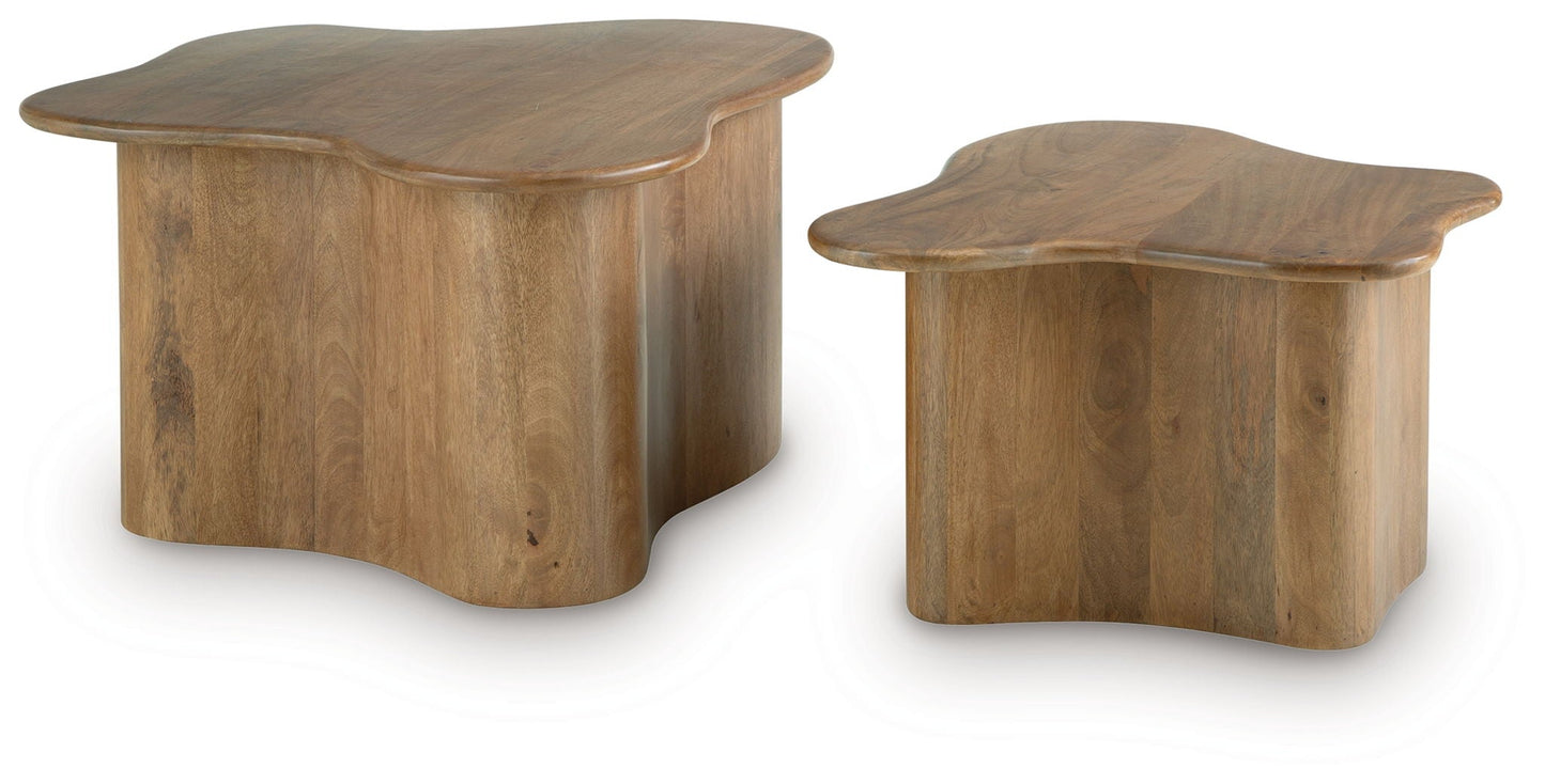 Abeford - Accent Cocktail Table (Set of 2) - Brown