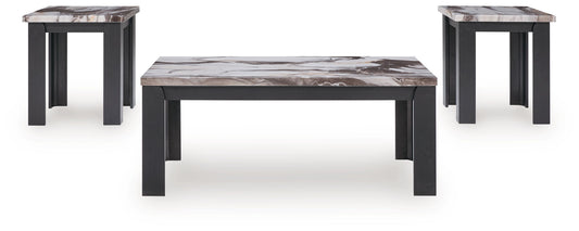 Jazmore - Occasional Table Set (Set of 3) - Dark Brown