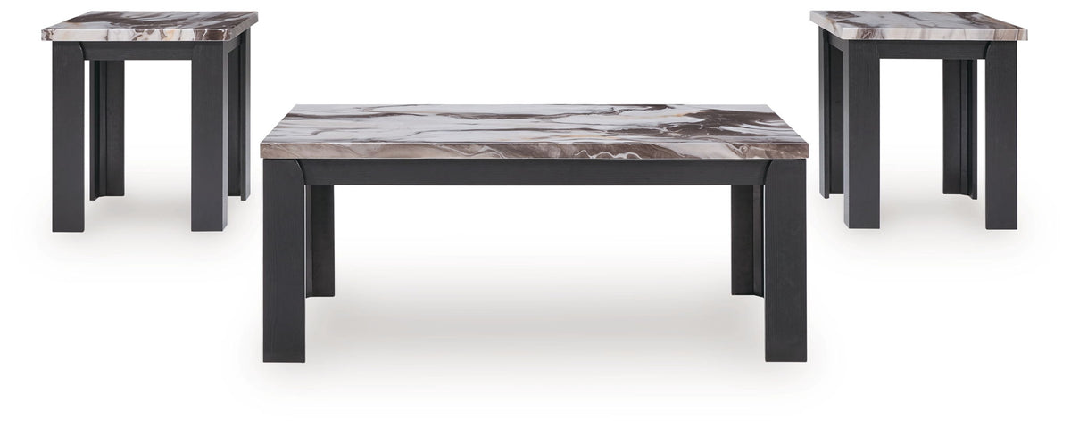 Jazmore - Occasional Table Set (Set of 3) - Dark Brown