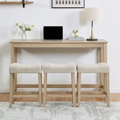 4 Piece Bar Table Set With Power Outlet