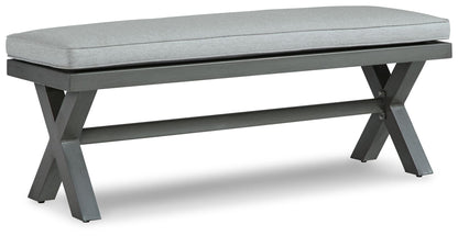 Elite Park - Bench With Cushion - Gray