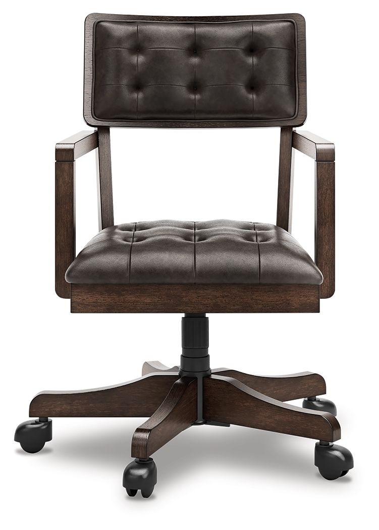 Breckington - Home Office Desk Chair - Dark Brown